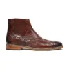 Crocodile Print Leather Cheslea Boots | Crocodile Leather Boots Crocodile Boots for Men LB-034 | Men's Crocodile Skin Boots