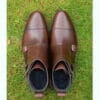 Triple Monk Strap Boots For Men LB-027 | Monk Strap Chelsea Boots Triple Monk Strap Boots For Men LB-027 | Monk Strap Chelsea Boots