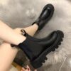 Autumn-Winter-Chelsea-Boots-Women-2022-Fashion-Brown-Black-Beige-White-Ankle-Boots-For-Women-Fur-4 Autumn Winter Chelsea Boots Women 2022 Fashion Brown Black Beige White Ankle Boots For Women Fur Short Chunky Punk Gothic Shoes