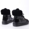 Hca4ab73e1aa74a539332641f36c47276z Real Cow Leather Natural Sheep Wool Fur Lined Women Short Ankle Winter Snow Boots Casual Warm Shoes Waterproof Flat