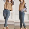 Hee6e9987afcb4a05a7c47b24f07c5d76R Sheepskin Suede Leather Women Casual Short Winter Snow Boots Natural Sheep Wool Fur Lined Warm Shoes Waterproof