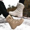 New-Warm-Plush-Snow-Boots-Men-Lace-Up-Casual-High-Top-Men-s-Boots-Waterproof-Winter-4 New Warm Plush Snow Boots Men Lace Up Casual High Top Men's Boots Waterproof Winter Boots Anti-Slip Ankle Boots Army Work Boots