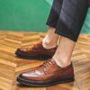 Oxford-Shoes-Fashion-Brogue-Men-Leather-Formal-Dress-Shoes-Man-Comfortable-Office-Party-Footwear-4 Oxford Shoes For Men Fashion Brogue Men Leather Formal Dress Shoes Man Comfortable Office Party Footwear