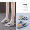 S44244931f9c845659cc2b38a631aa6a34 Women's Sneaker Walking Running Vulcanized Sports Shoes for Women Trend Soft Comfortable Lace-Up Mesh Breathable Casual Sneakers