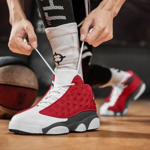 Men Casual Sneakers Boys Basket Shoes Hype Autumn Anti-slip Sports Shoes Summer Male Retro Basketball Leather Basketball Shoes