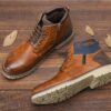 Scfb98983c2834bff94c97df00a4f88b9B Warm Winter Boots For Men Comfortable Non-Slip Leather Men Winter Shoes
