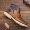 Sd5df5c26aefc49eda39d1f4f1a046011X Warm Winter Boots For Men Comfortable Non-Slip Leather Men Winter Shoes
