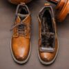 Warm-Winter-Boots-For-Men-Comfortable-Non-Slip-Leather-Men-Winter-Shoes-5 Warm Winter Boots For Men Comfortable Non-Slip Leather Men Winter Shoes