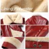 Elegant-Fur-Fleece-PU-Leather-Jacket-Coat-Cloth-Women-Winter-Out-Wear-Long-Lady-Overcoat-Casual-3 Elegant Fur Fleece PU Leather Jacket Coat Cloth Women Winter Out Wear Long Lady Overcoat Casual Girl Warm Clothing Outfits Red