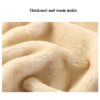S188eb55460ca4d77ab7168a48b3d3ee3u Elegant Fur Fleece PU Leather Jacket Coat Cloth Women Winter Out Wear Long Lady Overcoat Casual Girl Warm Clothing Outfits Red