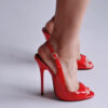 H098926c6074a440ca6480a7ad15129b5S Womens Strappy Platform Sandals Peep Toe Ladies Cross Straps Sky High Heel Shoes