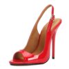 H6072ea622a554cc99930c9f2a34baa599 Womens Strappy Platform Sandals Peep Toe Ladies Cross Straps Sky High Heel Shoes