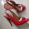 Peep-Toe-Summer-Sandals-Women-Shoes-2023-Elegant-Large-Size-Black-Red-High-Heels-Mules-Back-2 Womens Strappy Platform Sandals Peep Toe Ladies Cross Straps Sky High Heel Shoes