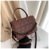 S9de60397b971465d9786d5c27e5e4e3cd Trendy Plaid Women Shoulder Bag Fashion Chain Crossbody Bags Brand Designer Handbags and Purses Small Flap Top Handle Bags