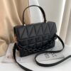 Trendy-Plaid-Women-Shoulder-Bag-Fashion-Chain-Crossbody-Bags-Brand-Designer-Handbags-and-Purses-Small-Flap Trendy Plaid Women Shoulder Bag Fashion Chain Crossbody Bags Brand Designer Handbags and Purses Small Flap Top Handle Bags
