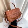 Trendy-Plaid-Women-Shoulder-Bag-Fashion-Chain-Crossbody-Bags-Brand-Designer-Handbags-and-Purses-Small-Flap-4 Trendy Plaid Women Shoulder Bag Fashion Chain Crossbody Bags Brand Designer Handbags and Purses Small Flap Top Handle Bags