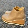Zipper-Wedges-Women-s-Ankle-Boots-Round-Toe-Ladies-Modern-Boots-PU-Leather-Solid-Color-Sewing-3 Zipper Wedges Women's Ankle Boots Round Toe Ladies Modern Boots PU Leather Solid Color Sewing Female Casual Shoes women