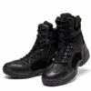 Outdoor Army Combat Boots Mountain Shoes Khaki Black Swat Police Shoes Hiking Camping Trudging Boots