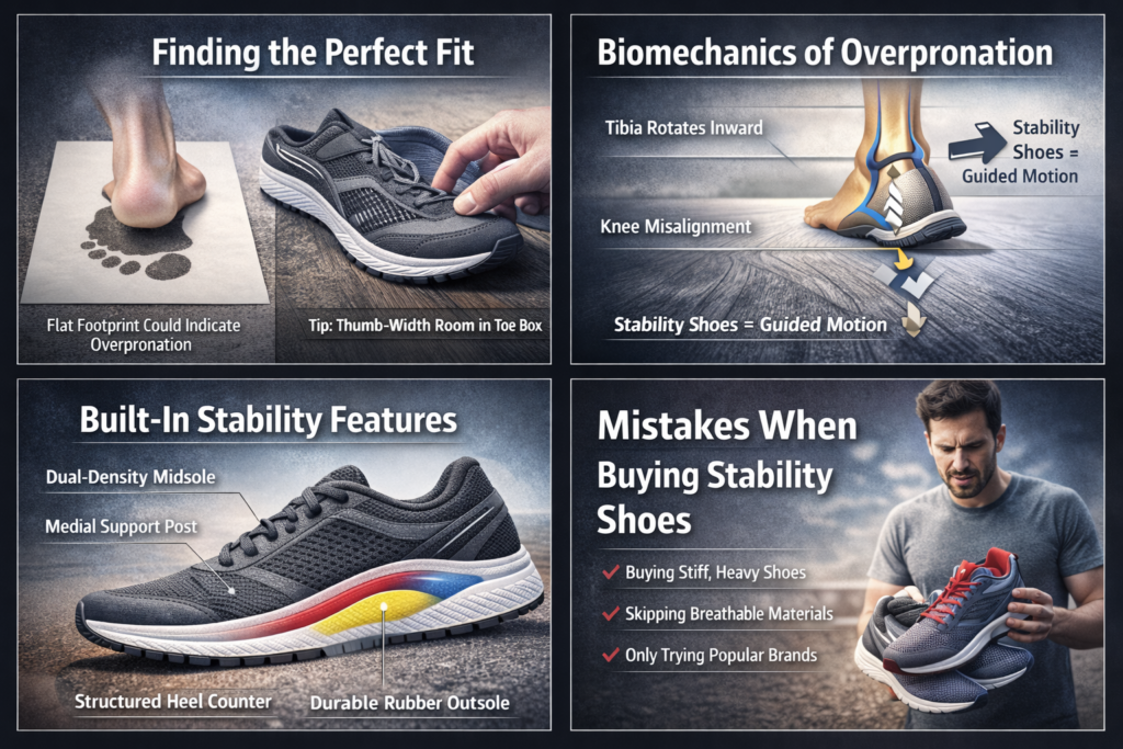 comparison of stability running shoes vs neutral running shoes for pronation control