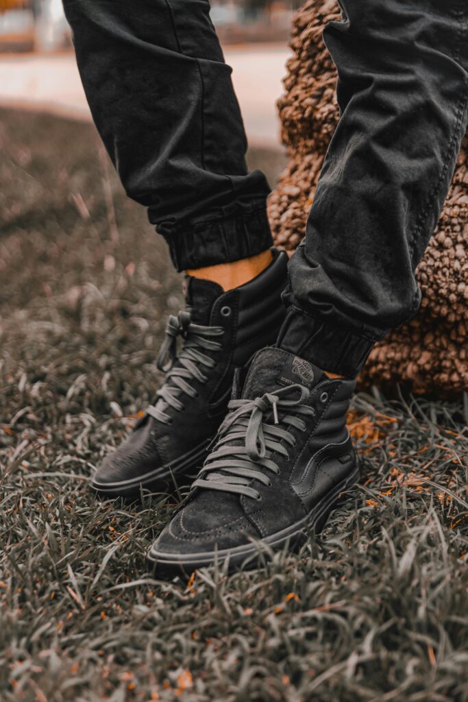 Designer Sneakers with Suit Styling